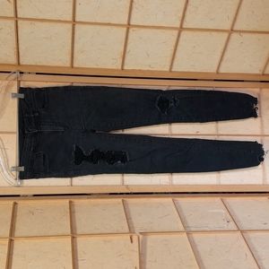 American Eagle black jeans size 0